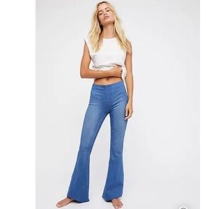 Free People Penny Pull-on Flare Jeans Size 26